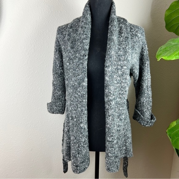 Chaus Gray Knit Cardigan Sweater - Picture 2 of 14